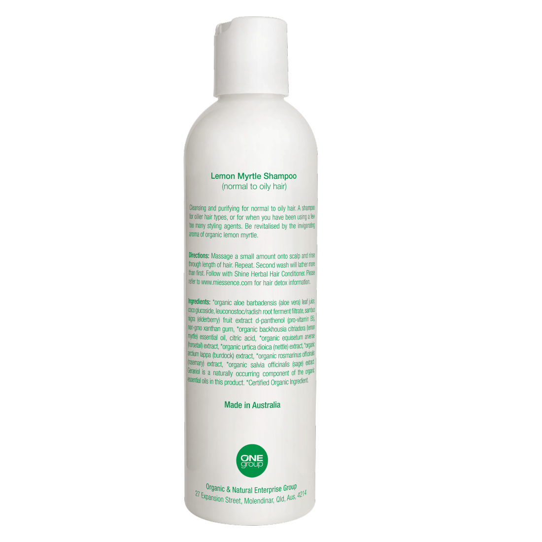 Lemon Myrtle Shampoo (now in sugarcane bottles) 1