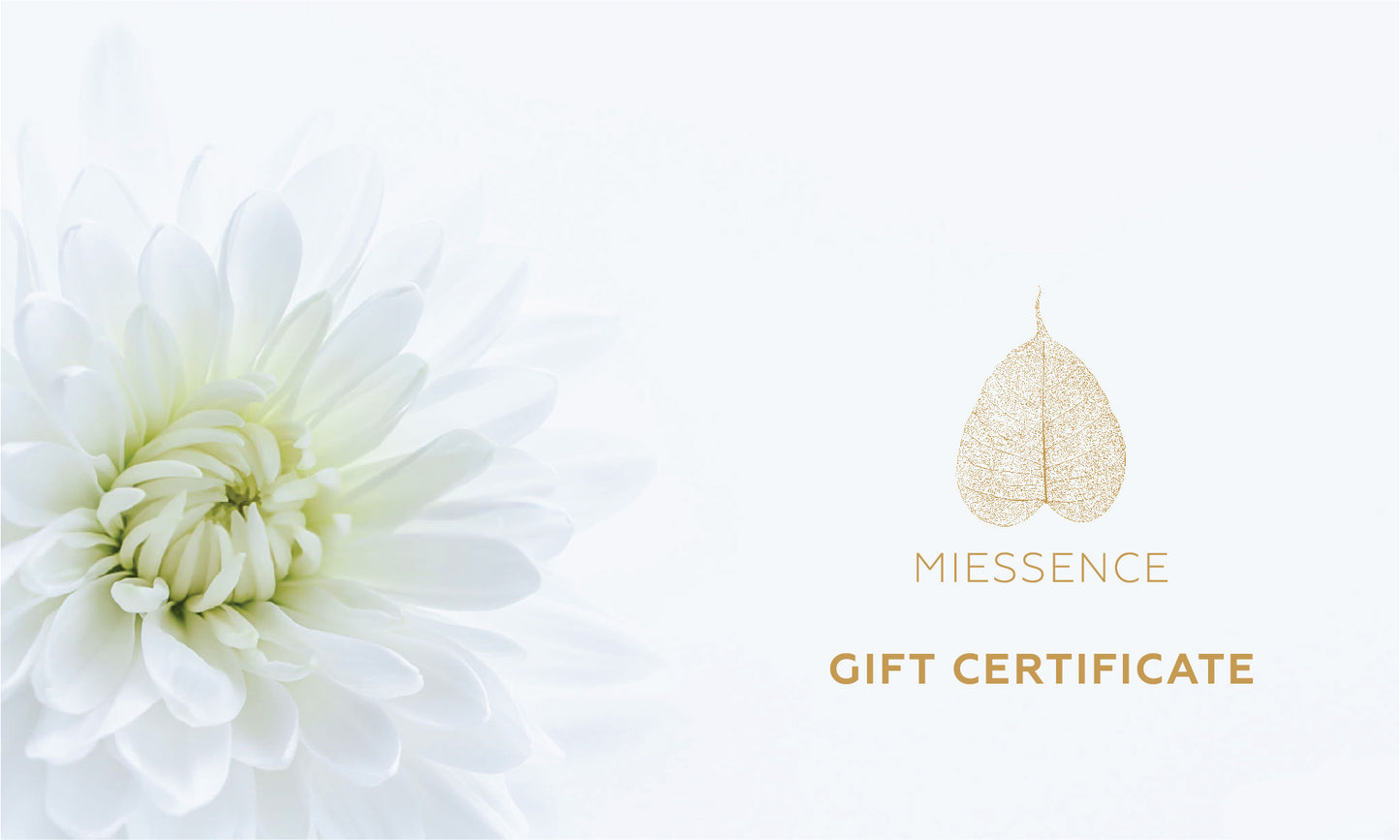 Miessence Gift Certificate 2