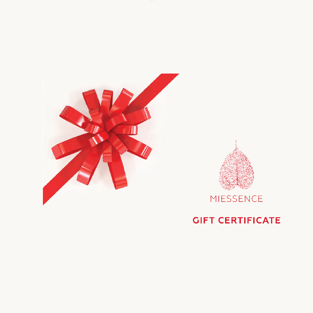 MIESSENCE GIFT CERTIFICATE
