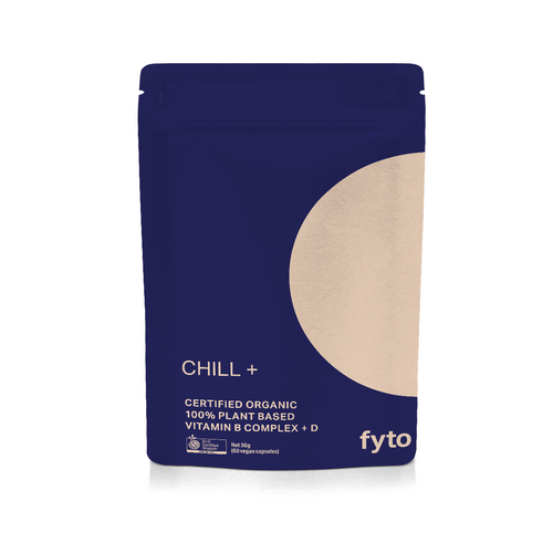 CHILL + <br />Certified Organic - 100% Plant based<br />60 capsules